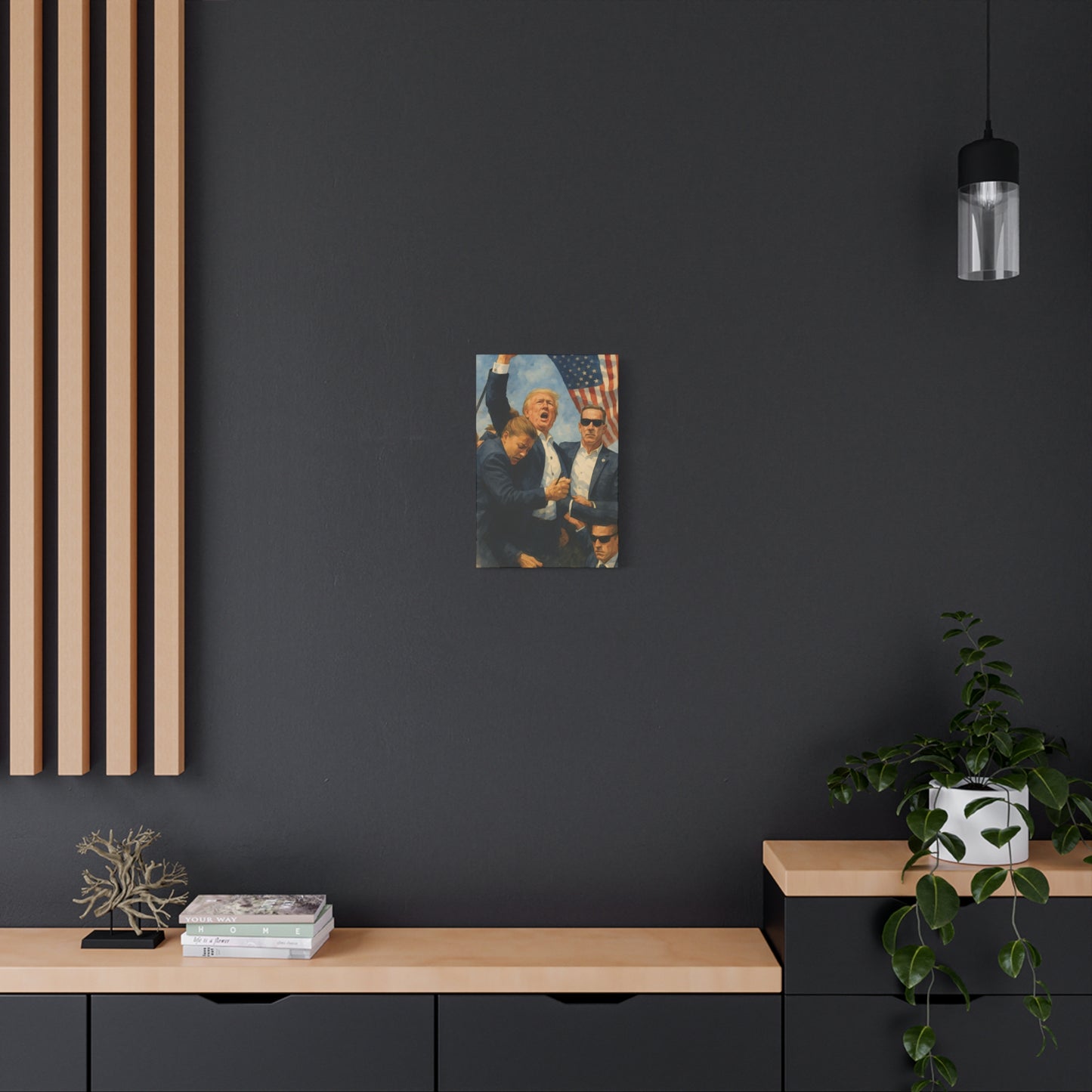 "Fight, Fight, Fight!"– Canvas Wall Art