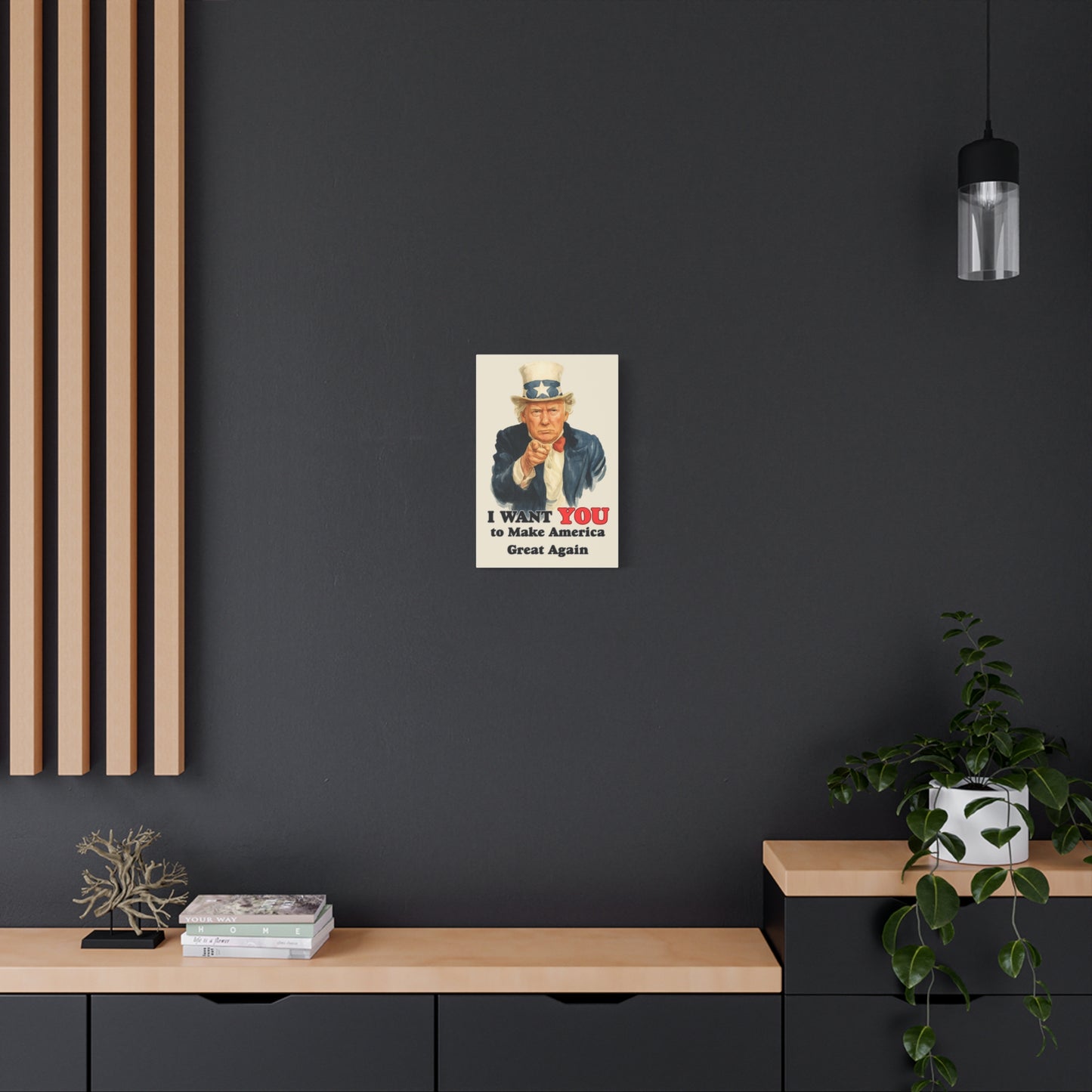 Trump “I Want YOU to Make America Great Again” Canvas Wall Art